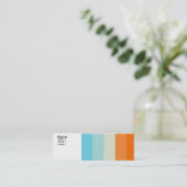 Carte De Visite Mini Aimer de couleur - customisé (Debout devant)