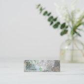 Carte De Visite Mini Aimez votre monde, modèle (Debout devant)