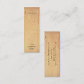 Carte De Visite Mini Ajouter Votre Logo Mini Bois Écran (Devant / Derrière)