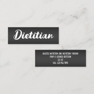 Carte De Visite Mini Alimentation alimentaire diététique