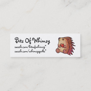 Carte De Visite Mini Amour de hérisson !