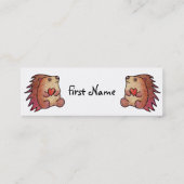Carte De Visite Mini Amour de hérisson ! (Dos)