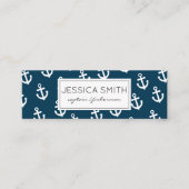 Carte De Visite Mini Ancres (Devant)