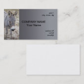 Carte De Visite mini âne (Devant / Derrière)