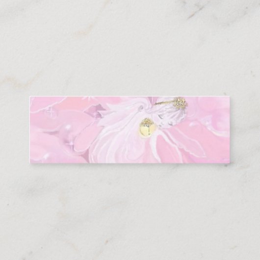 Carte De Visite Mini Ange bébé (Dos)