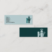 Carte De Visite Mini ange de conseil : (Devant / Derrière)
