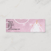 Carte De Visite Mini Angel sur nuage rose (Devant)