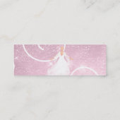 Carte De Visite Mini Angel sur nuage rose (Dos)