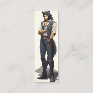 Carte De Visite Mini Anime Wolf Zaddy