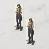 Carte De Visite Mini Anime Wolf Zaddy (Devant / Derrière)