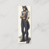 Carte De Visite Mini Anime Wolf Zaddy (Dos)
