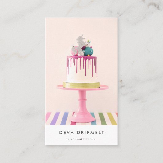Carte De Visite Mini Anniversaire Mariage Cake Qr (Devant)