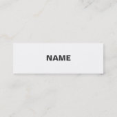 Carte De Visite Mini Appelez-moi… (Verticale blanche) (Dos)