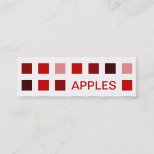 Carte De Visite Mini APPLES (carrés mod)