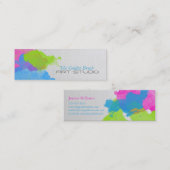 Carte De Visite Mini Aquarelle (Devant / Derrière)