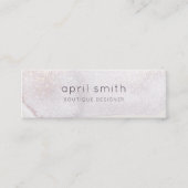 Carte De Visite Mini Aquarelle de brosse Abstraite Lilac (Devant)