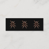 Carte De Visite Mini Araignée de tarentule (Dos)