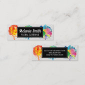 Carte De Visite Mini Arborescence aquarelle (Devant / Derrière)