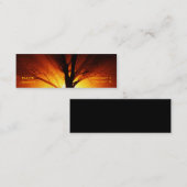 Carte De Visite Mini Arbre de feu (Devant / Derrière)