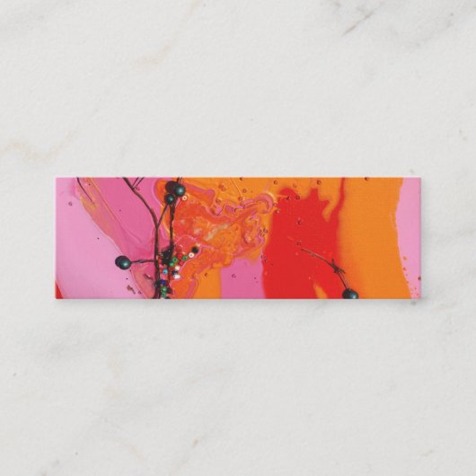 Carte De Visite Mini "Arbre de myrtille " (Devant)