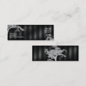 Carte De Visite Mini Arbre fantôme noir (Devant / Derrière)