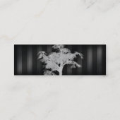 Carte De Visite Mini Arbre fantôme noir (Dos)