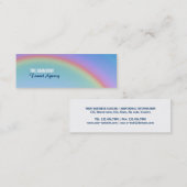 Carte De Visite Mini Arc-en-ciel (Devant / Derrière)