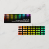 Carte De Visite Mini arc-en-ciel musicmeterz. (Devant / Derrière)