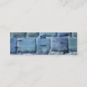 Carte De Visite Mini Architecte Blue Sandstone