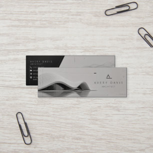 Carte De Visite Mini Architecte Futuriste Paramétrique Moderne