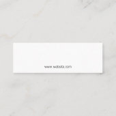 Carte De Visite Mini Architecte paysager | Service d'ajustement de l'ar (Dos)