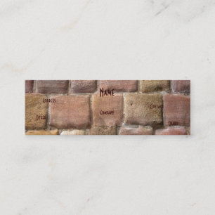 Carte De Visite Mini Architecte Sandstone
