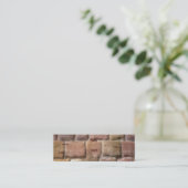 Carte De Visite Mini Architecte Sandstone (Debout devant)