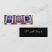 Carte De Visite Mini Architecte Windows I (Devant / Derrière)