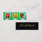 Carte De Visite Mini Architecte Windows III (Devant / Derrière)