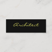 Carte De Visite Mini Architecte Windows III (Dos)