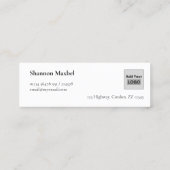 Carte De Visite Mini Architectes de bâtiments modernes Immobilier (Dos)