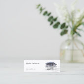Carte De Visite Mini Architectes de bâtiments modernes Immobilier (Debout devant)
