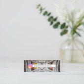 Carte De Visite Mini Architecture Art ancien (Debout devant)