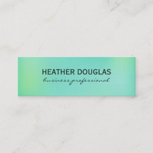 Carte De Visite Mini Arrière - plan de dégradé vert