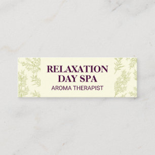 Carte De Visite Mini Arrière - plan Juniper Branches