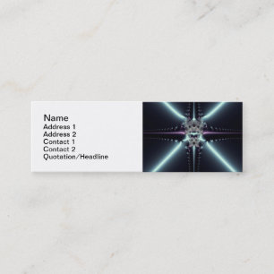 Carte De Visite Mini Art abstrait Blue Star