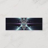 Carte De Visite Mini Art abstrait Blue Star (Dos)