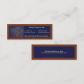 Carte De Visite Mini Art abstrait d'univers alternatif (Devant / Derrière)