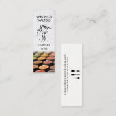 Carte De Visite Mini Artiste de maquillage | Palette de maquillage | Be (Devant / Derrière)