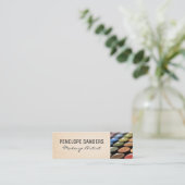 Carte De Visite Mini Artiste de maquillage | Palettes de maquillage (Debout devant)