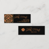 Carte De Visite Mini Artiste de maquillage professionnel V'Baroque (mai (Devant / Derrière)