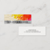 Carte De Visite Mini Artistique | DESIGN D'INTÉRIEUR | Photographie Art (Devant / Derrière)