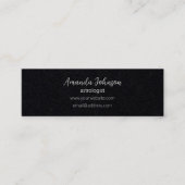 Carte De Visite Mini Astrologiste des phases de la lune d'argent Guéris (Devant)