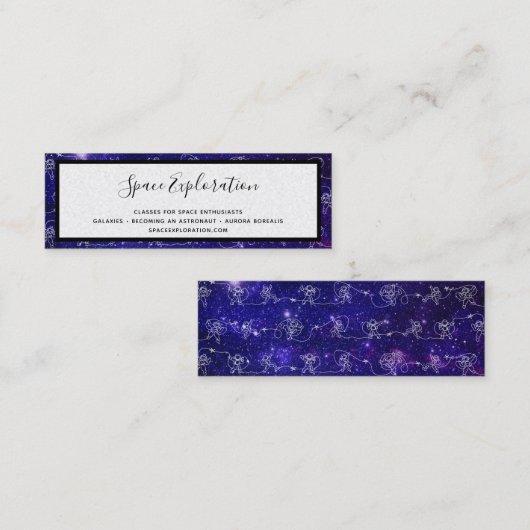 Carte De Visite Mini Astronaut (Devant / Derrière)